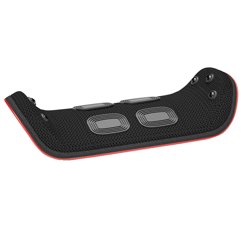 Lumbar Massager Heating Pulse Stretching Hot Compress Magnet Vibration Massage Cushion