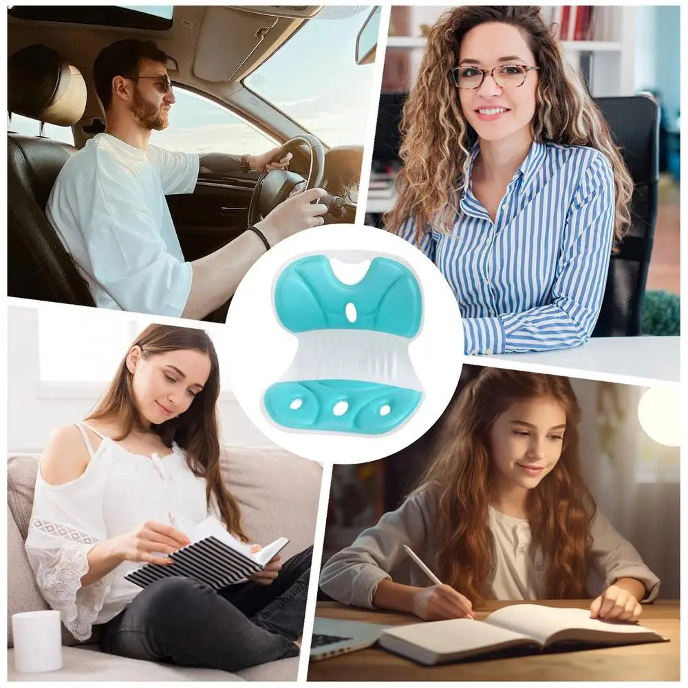 Posture Corrector for Chair Relief Back Cushion Offices Chair Lumbar Support Professional Washable Ergonomic Back Support Pillow