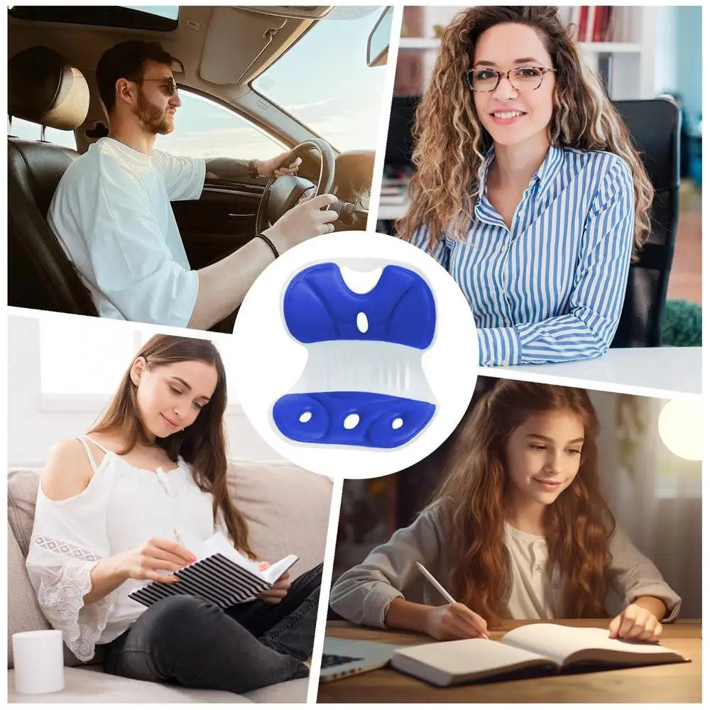 Posture Corrector for Chair Relief Back Cushion Offices Chair Lumbar Support Professional Washable Ergonomic Back Support Pillow
