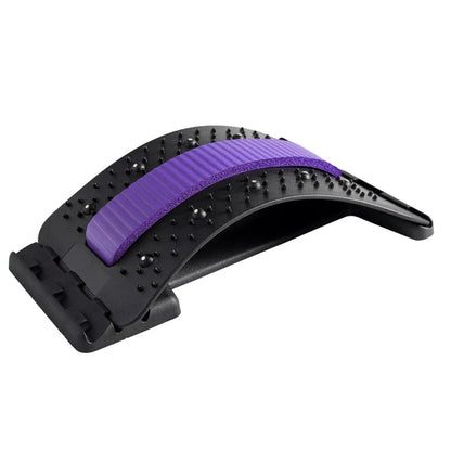 Acupuncture Multi-Level Adjustable Back Massager Stretcher Waist Neck Stretch Lumbar Cervical Spine Support Pain Relief Relax
